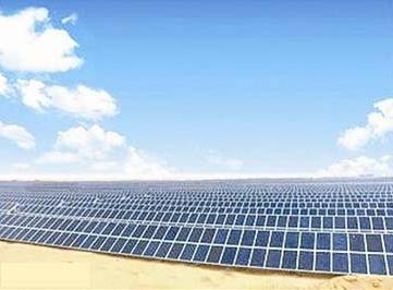 Jiuquan photovoltaic power station in Gansu province